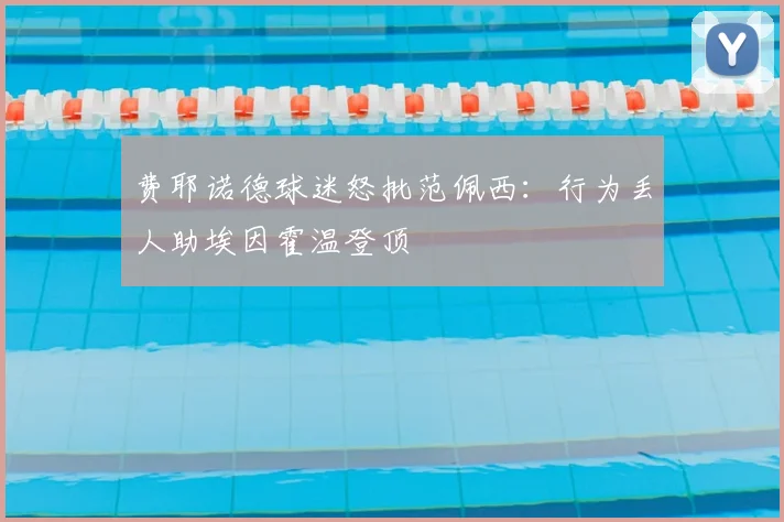 费耶诺德球迷怒批范佩西:行为丢人助埃因霍温登顶